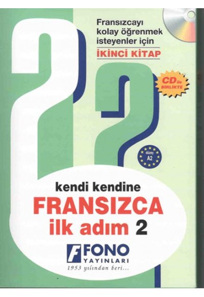 Kendi Kendine Fransızca İlk Adım 2. Kitap CDli