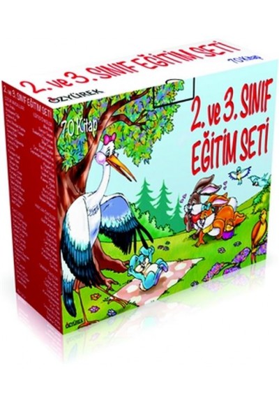 2. ve 3. Sınıf Eğitim Seti (70 Kitap Kutulu)