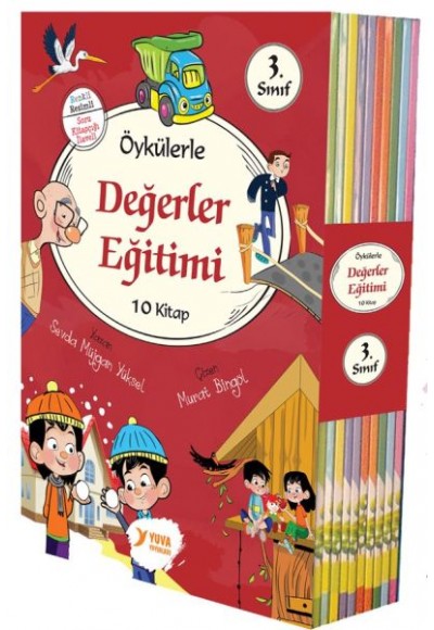 Öykülerle Değerler Eğitimi 3. Sınıflar İçin 10 Kitap Set