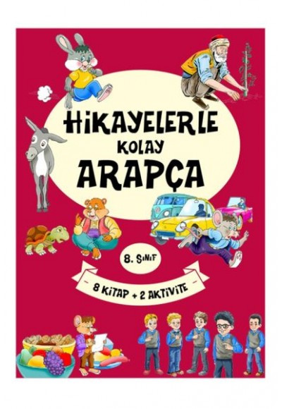 8. Sınıf Hikayelerle Kolay Arapça (8 Kitap + 2 Aktivite)