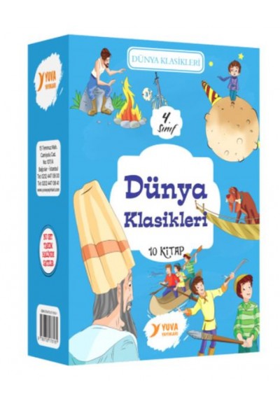 4. Sınıf Dünya Klasikleri Serisi (10 Kitaplık Set)