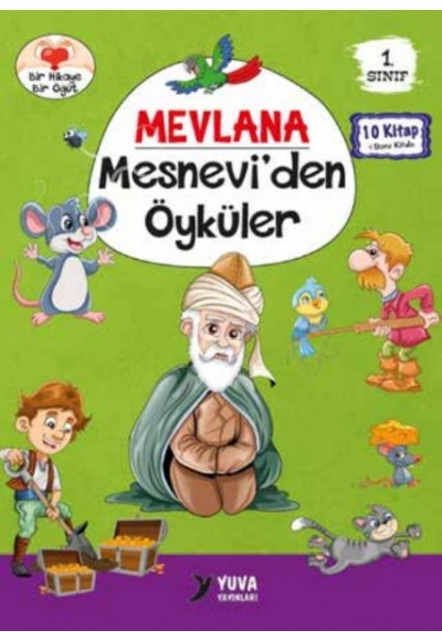 1. Sınıf Mevlana Mesneviden Öyküler (10 Kitaplık Set)
