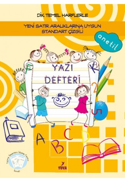 1. Sınıf Yazı Defteri Standart Çizgili - Büyük Boy