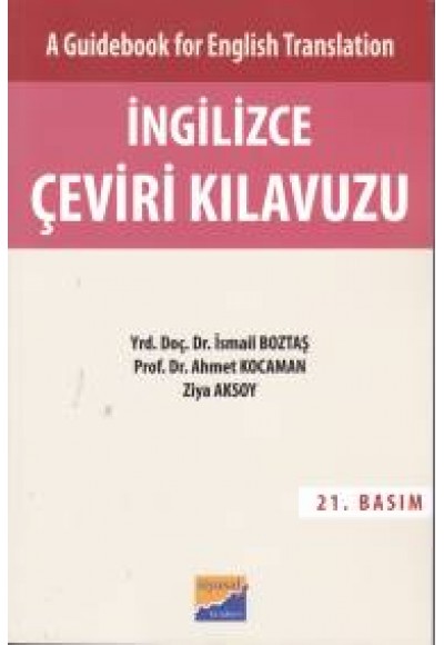 İngilizce Çeviri Kılavuzu (Cevap Anahtarı)