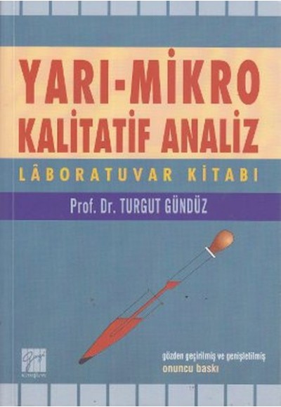 Yarı Mikro Kalitatif Analiz Laboratuvar Kitabı