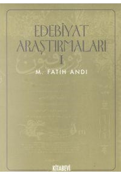 Edebiyat Araştırmaları 1