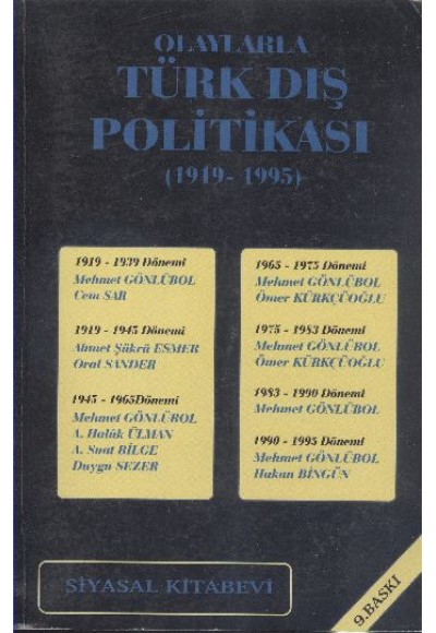 Olaylarla Türk Dış Politikası (1919-1995)