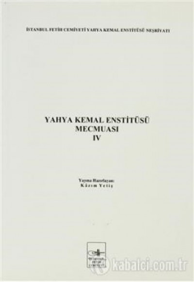 Yahya Kemal Enstitüsü Mecmuası 4. Cilt
