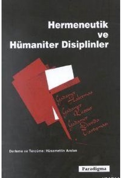 Hermeneutik ve Hümaniter Disiplinler