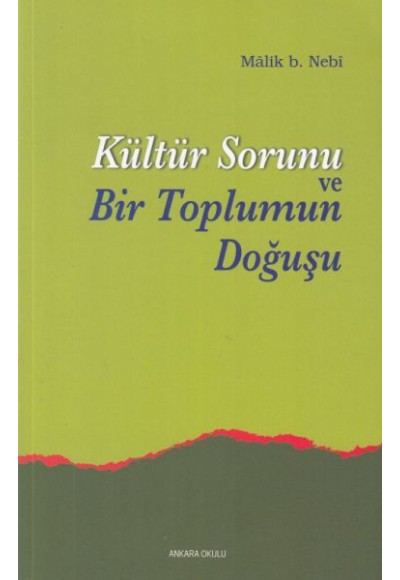 Kültür Sorunu ve Bir Toplumun Doğuşu