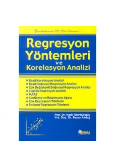 Regresyon Yöntemleri ve Korelasyon Analizi