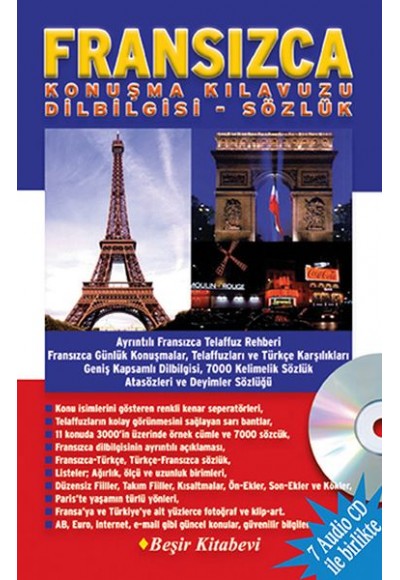 Fransızca Konuşma Kılavuzu Dilbilgisi - Sözlük (CD'li)