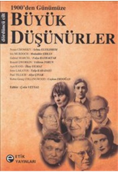 1900'den Günümüze Büyük Düşünürler (Dördüncü Cilt)