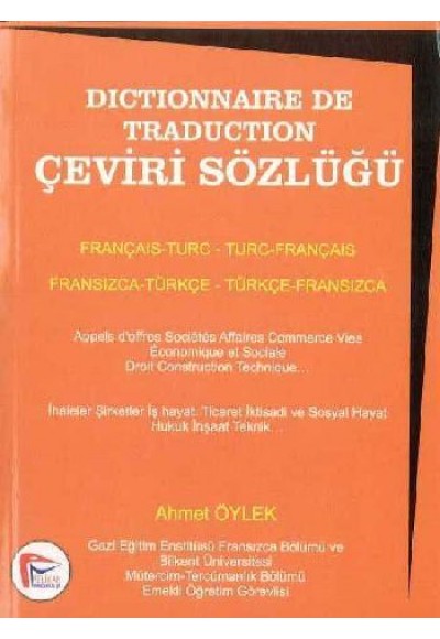 Dictinonnaire De Traduction Çeviri Sözlüğü