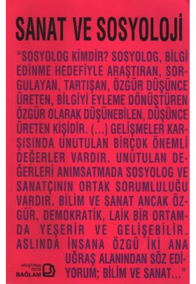 Sanat ve Sosyoloji