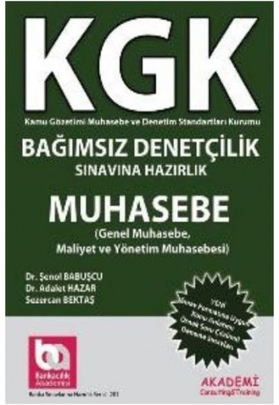 KGK Bağımsızlık Denetçilik Sınavın Hazırlık Muhasebe