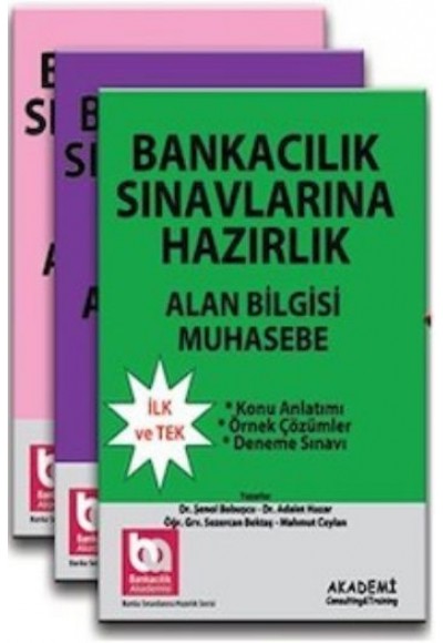 Bankacılık Sınavlarına Hazırlık Modüler Set 3'lü - Alan Bilgisi