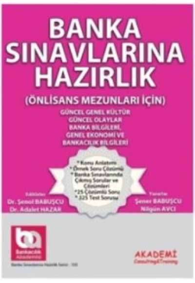 Banka Sınavlarına Hazırlık (Önlisans Mezunları İçin)