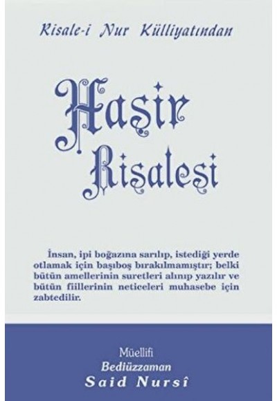 Haşir Risalesi Normal Boy
