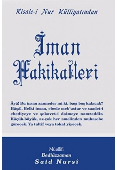 İman Hakikatleri Normal Boy