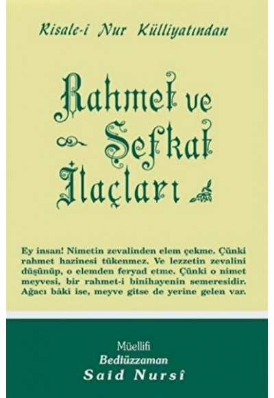 Rahmet ve Şefkat İlaçları Normal Boy