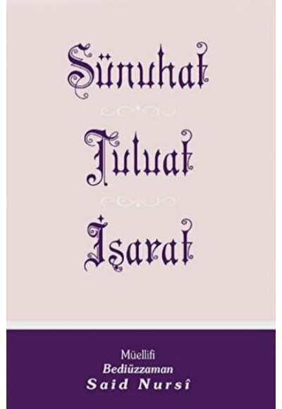 Sünuhat-Tuluat-İşarat Normal Boy