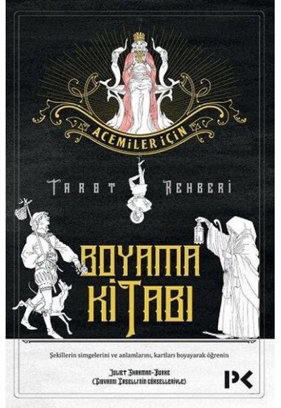 Acemiler İçin Tarot Rehberi Boyama Kitabı