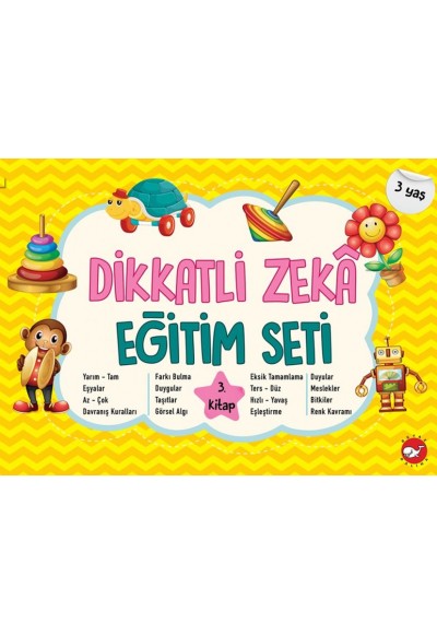 Dikkatli Zeka Eğitim Seti 3. Kitap 3