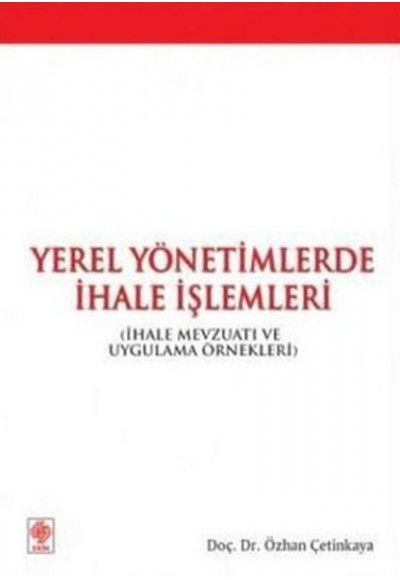 Yerel Yönetimlerde İhale İşlemleri