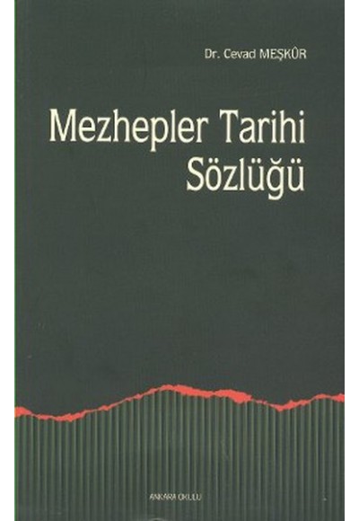 Mezhepler Tarihi Sözlüğü