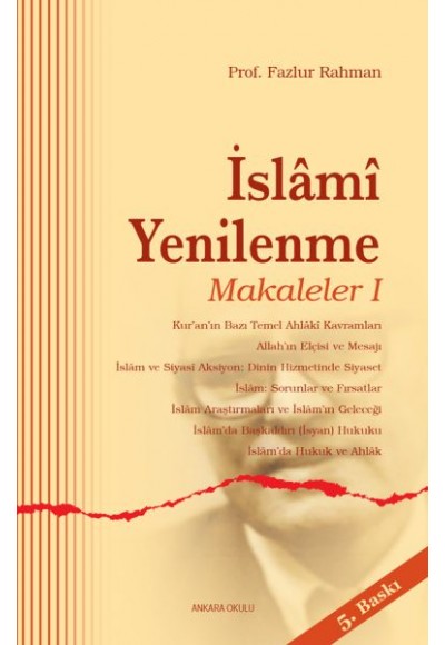 İslami Yenilenme: Makaleler 1