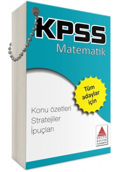 Delta Kültür KPSS Matematik Strateji Kartları