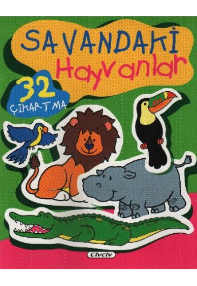 Savandaki Hayvanlar (32 Çıkartma)