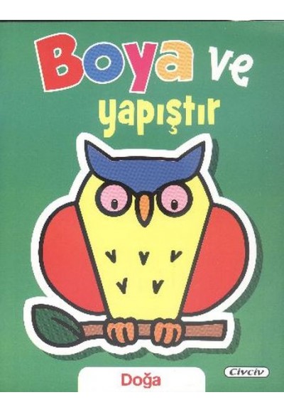 Boya Ve Yapıştır Doğa