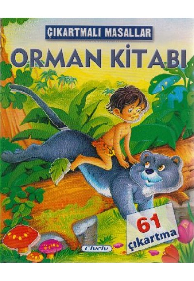 Çıkartmalı Masallar - Orman Kitabı