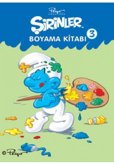 Şirinler Boyama Kitabı 3