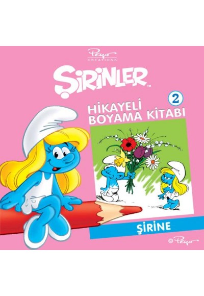 Şirinler Hikayeli Boyama Kitabı 2 - Şirine