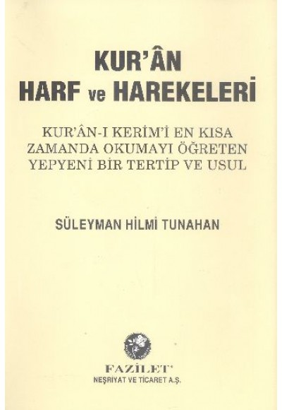 Elifba / Kuran Harf ve Harekeleri (Orta Boy)