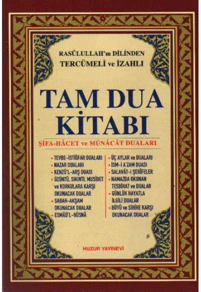 Tam Dua Kitabı (Kod:017) (2.hm)