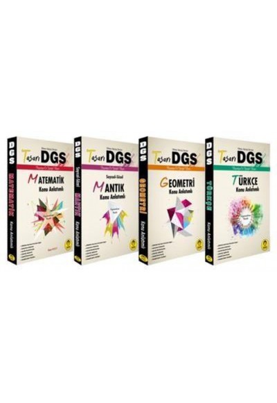 Tasarı 2020 DGS Konu Anlatımı Dörtlü Set