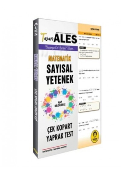 Tasarı 2020 ALES Sayısal Yetenek Matematik Çek Kopart Yaprak Test