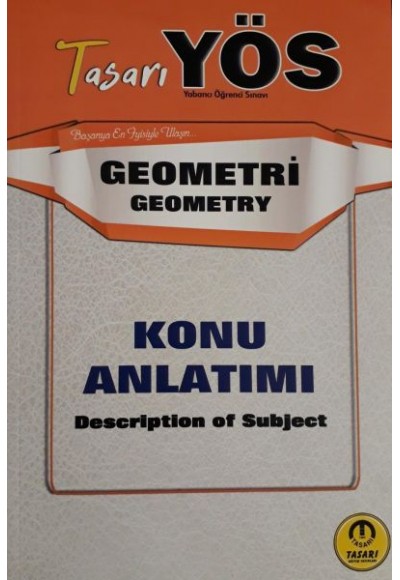 Tasarı YÖS Geometri Konu Anlatım (Yeni)
