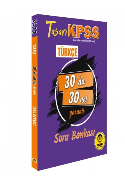 Tasarı KPSS Türkçe 30'da 30'Net