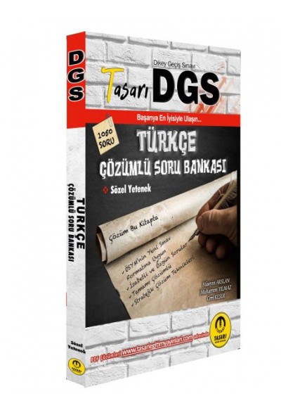 Tasarı DGS Türkçe Çözümlü Soru Bankası