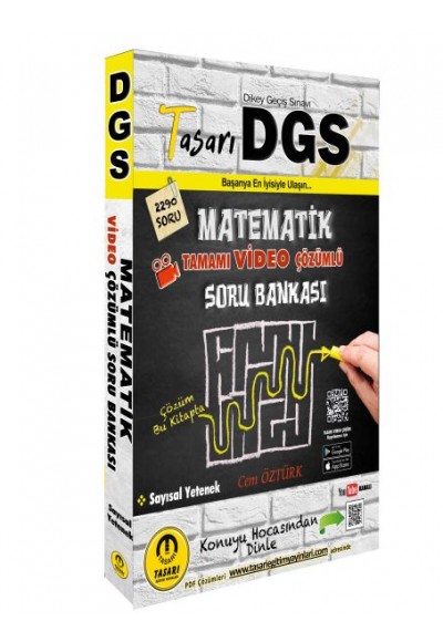 Tasarı DGS Matematik Video Çözümlü Soru Bankası