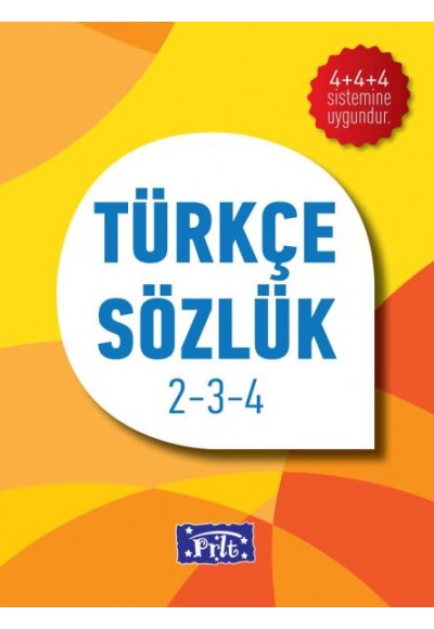 İlköğretim Türkçe Sözlük Karton Kapak 2-3-4
