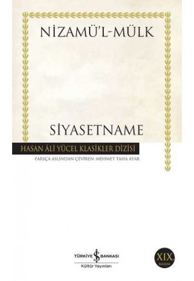 Siyasetname - Hasan Ali Yücel Klasikleri