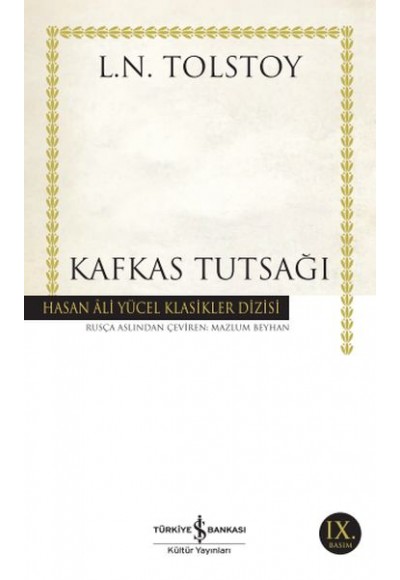 Kafkas Tutsağı - Hasan Ali Yücel Klasikleri