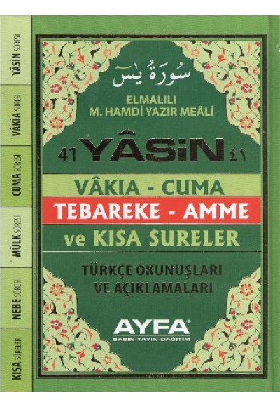 41 Yasin Türkçe Okunuşları ve Açıklamaları Çanta Boy (Ciltli)