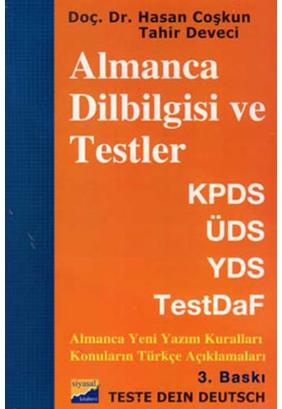 Almanca Dilbilgisi ve Testler KPDS ÜDS YDS TestDaf